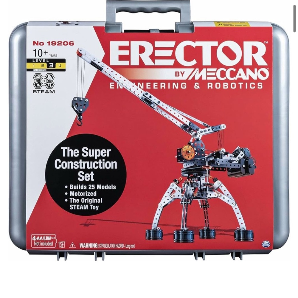 STEM engineering and robotics erector set
